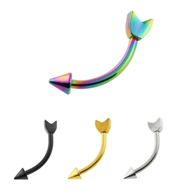 Piercing do obočí - šíp POB00200 1