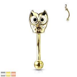 Piercing do obočí - sova POB00213 1