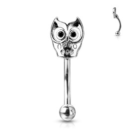 Piercing do obočí - sova POB00213 3