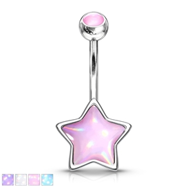 Piercing do pupíku - hvězdička PBP00289 1