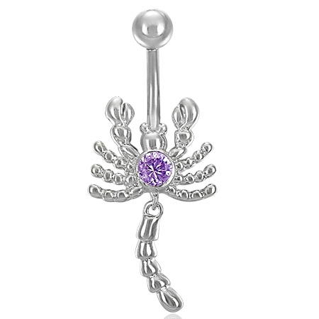 Piercing do pupíku - krab PBP00264