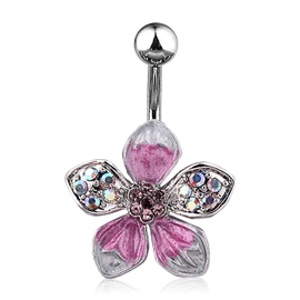 Piercing do pupíku kytička PBP00287 4