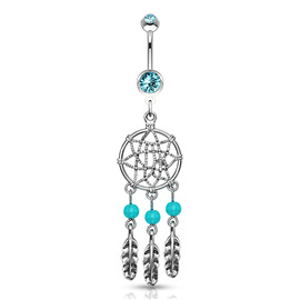 Piercing do pupíku - lapač snů - PBV00584 5