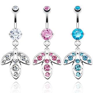 Piercing do pupíku - lístek PBV00468