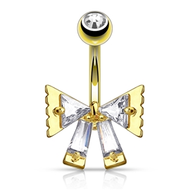 Piercing do pupíku - mašle PBP00269 2