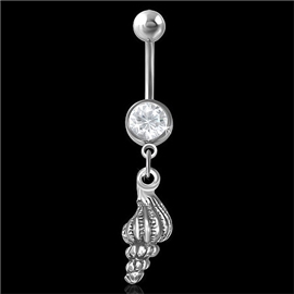 Piercing do pupíku - mušle PBV00554 1