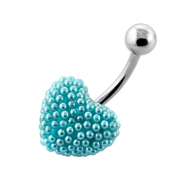 Piercing do pupíku s perlami PBSW00062 1