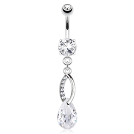 Piercing do pupíku - slza PBV00542 1
