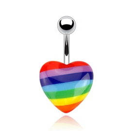 Piercing do pupíku - srdíčko PBP00002 1