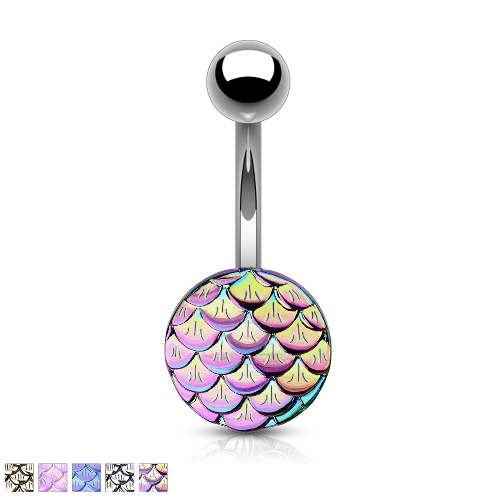 Piercing do pupíku - šupiny ryby PBP00285