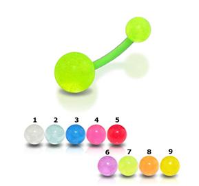 Piercing do pupíku svítící PBK00127 1