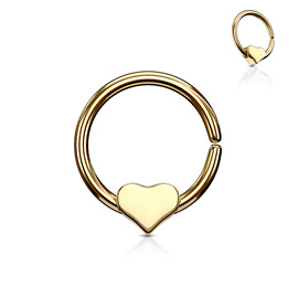 Piercing kroužek - srdíčko PKR00137 6