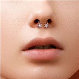 Piercing podkova hvězdičky PPO00103 3