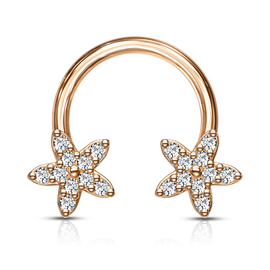 Piercing podkova hvězdičky PPO00103 4