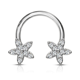 Piercing podkova hvězdičky PPO00103 5