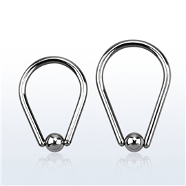 Piercing protáhlý kroužek PKR00126 1