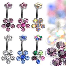 Piercing s motivem kytičky PBP00249 1