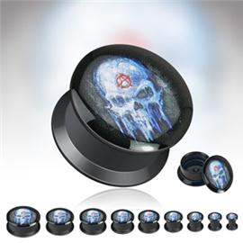 Plug do ucha - Anarchy lebka PTP00121 1