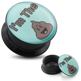 Plug do ucha - I´m the Poop PTP00265 2