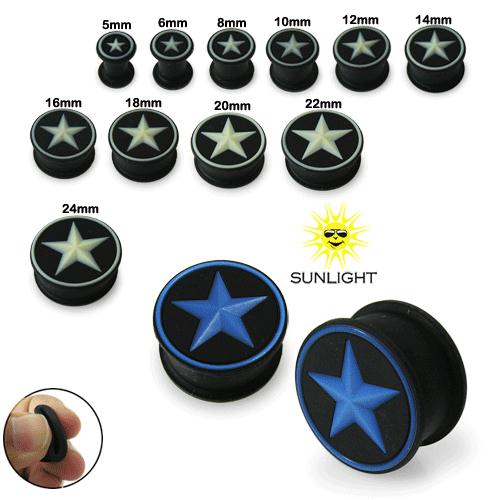 Plug do ucha - měnící barvu PTP00141