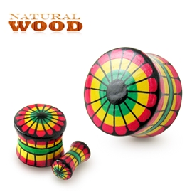 Plug do ucha - rasta motiv PTP00002 1