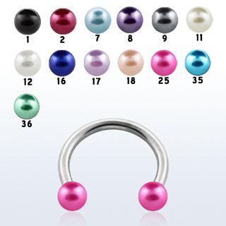 Podkova s kuličkami PPO00057