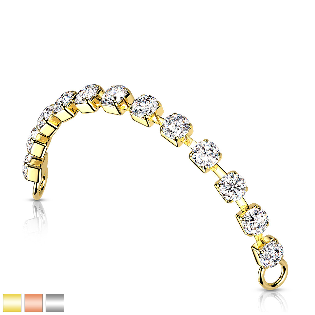 Řetízek k piercingu a náušnicím PRI00001