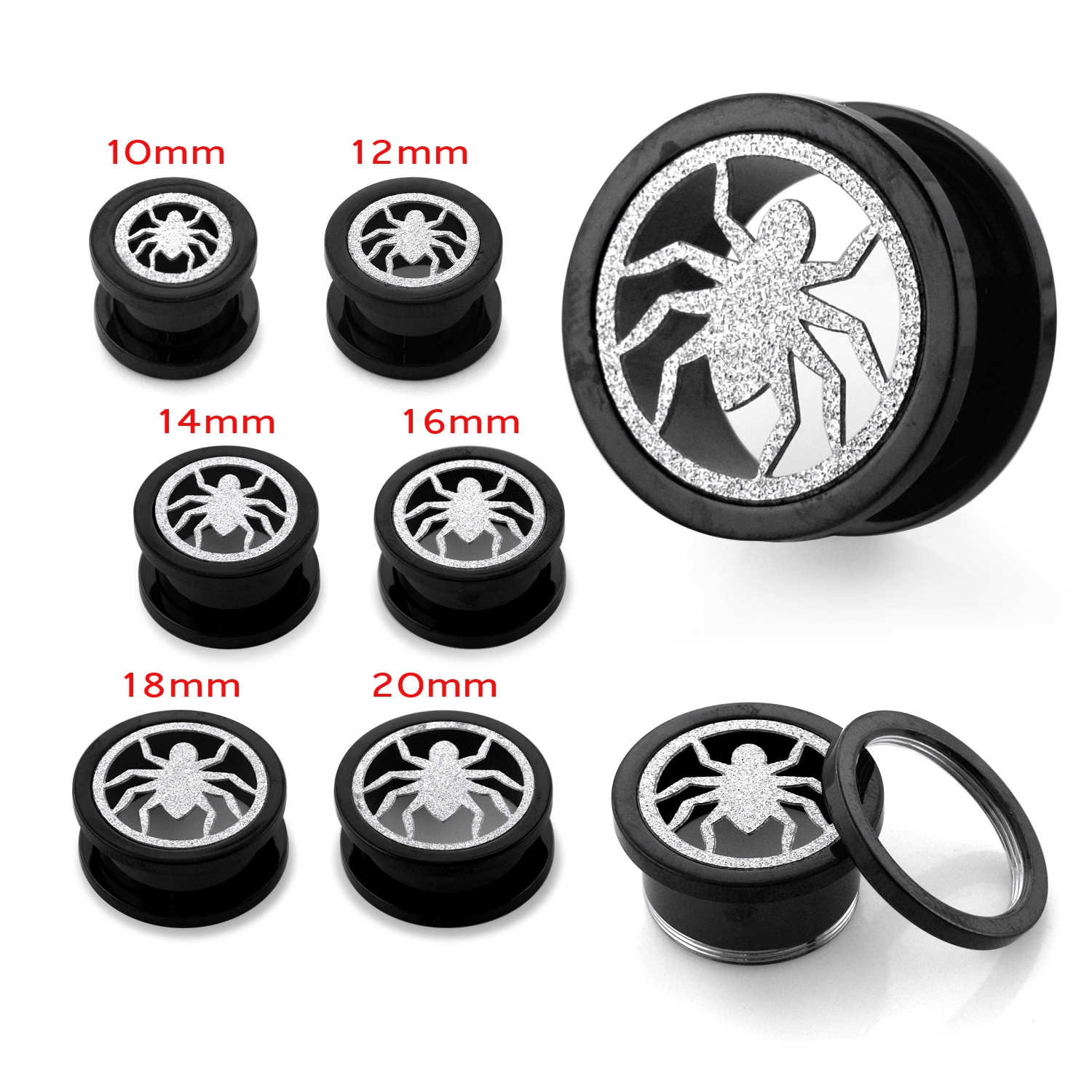 Tunel do ucha s pavoučkem PTP00223